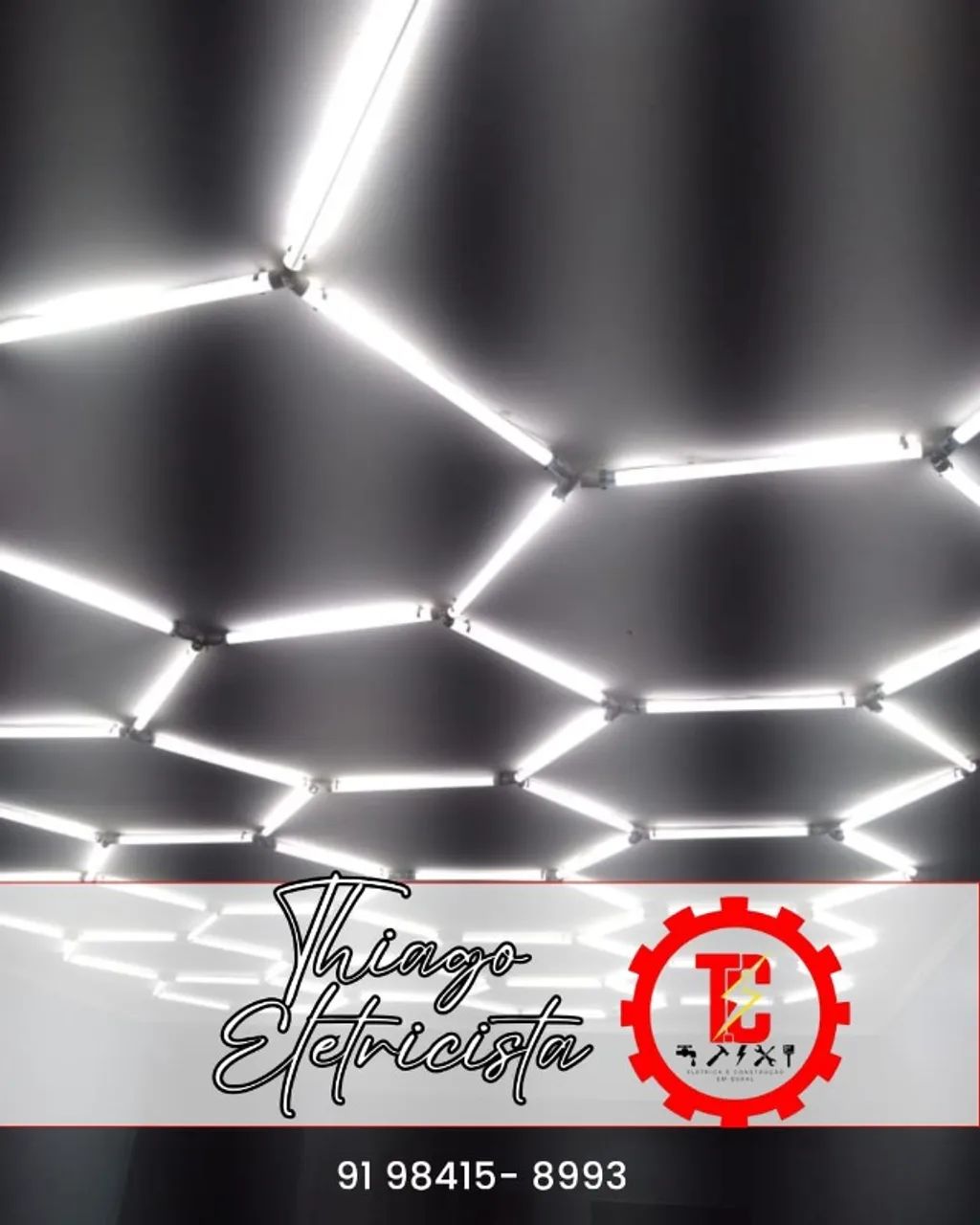 ELETRICISTA-RESIDENCIAL E COMERCIAL LUMINARIA DE TRILHO-ILUSTRTE-SPOT EM LED - Foto 2