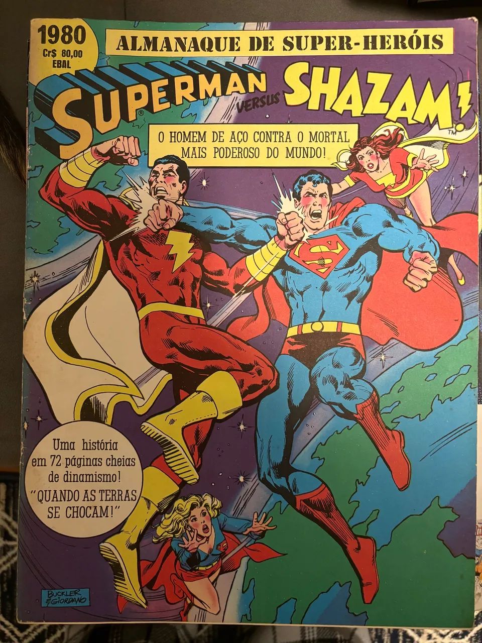 Almanaque FORMATÃO. Superman versus Shazam Ed EBAL