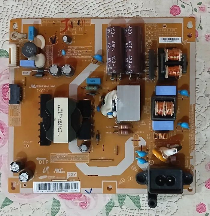 Kit placa principal e fonte tv samsung un40h4203ag - Foto 3