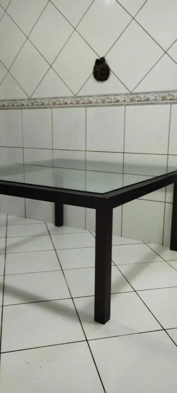 Mesa de jantar de vidro 64307305003521124