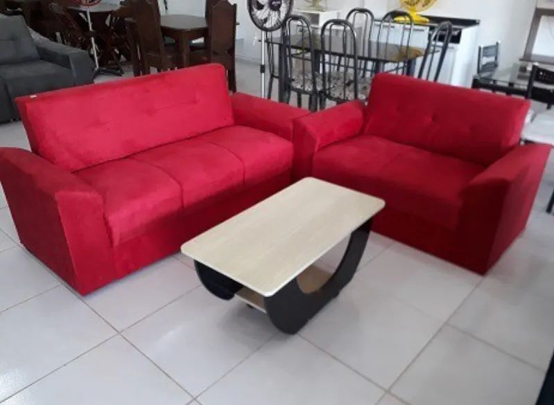 Oferta de sofá 2 x 3 lugares! Entrega grátis !  - Foto 3