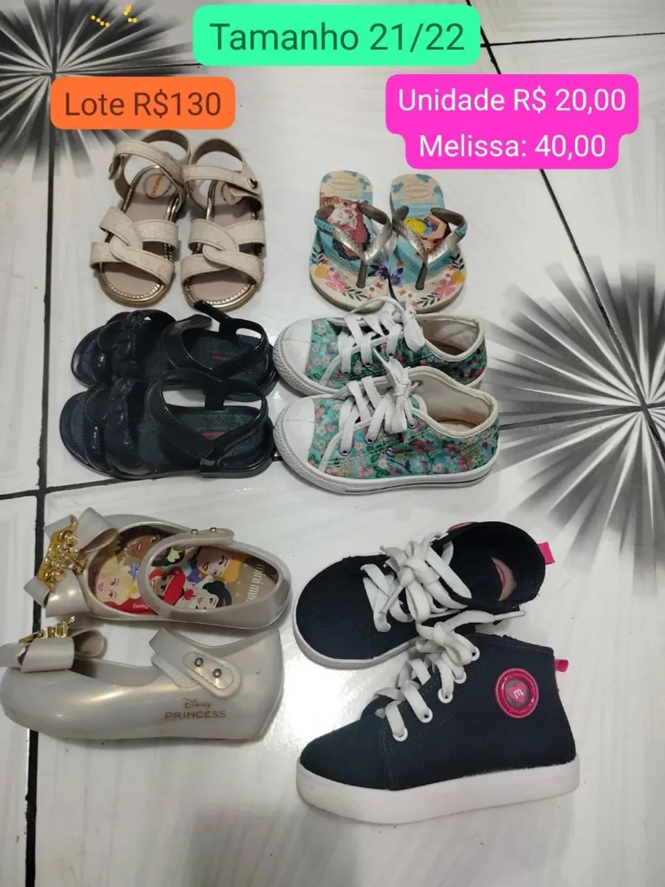 Sandálias infantil 