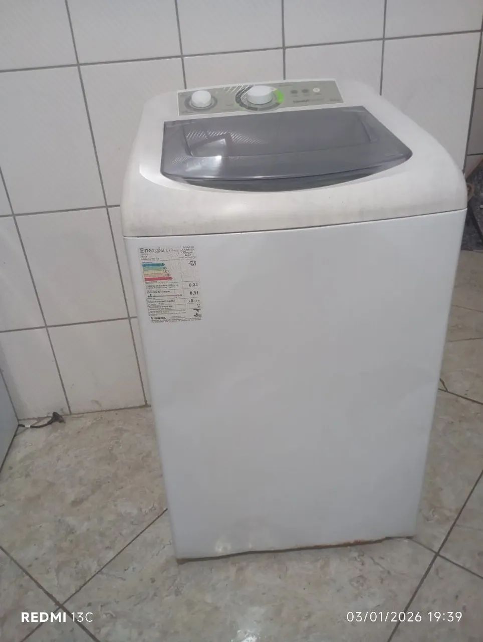 Máquina de lavar roupa Consul facilite 8 kilos