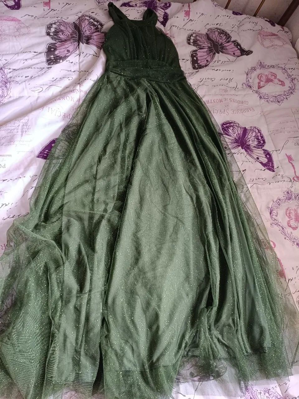 Vestido de festa,verde oliva. - Foto 2
