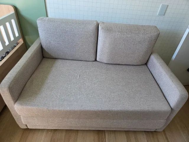 Sofa cama casal. Herval Aurora Linho.  - Foto 5
