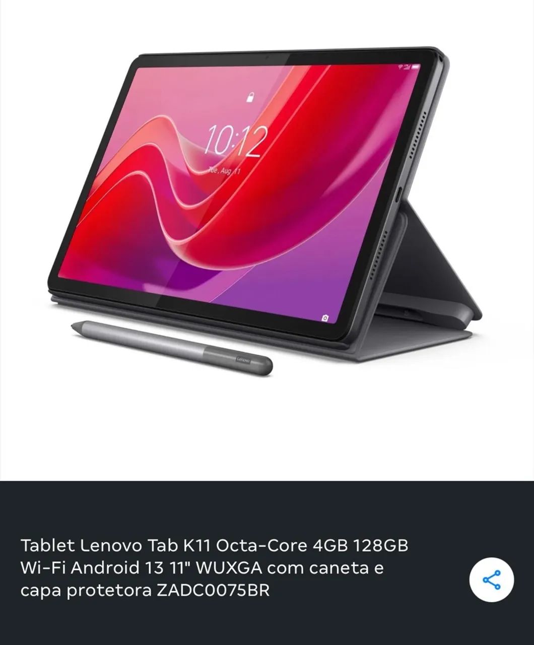 TABLET LENOVO K11 OCTA CORE - COMPRADO E NUNCA USADO! - Foto 2