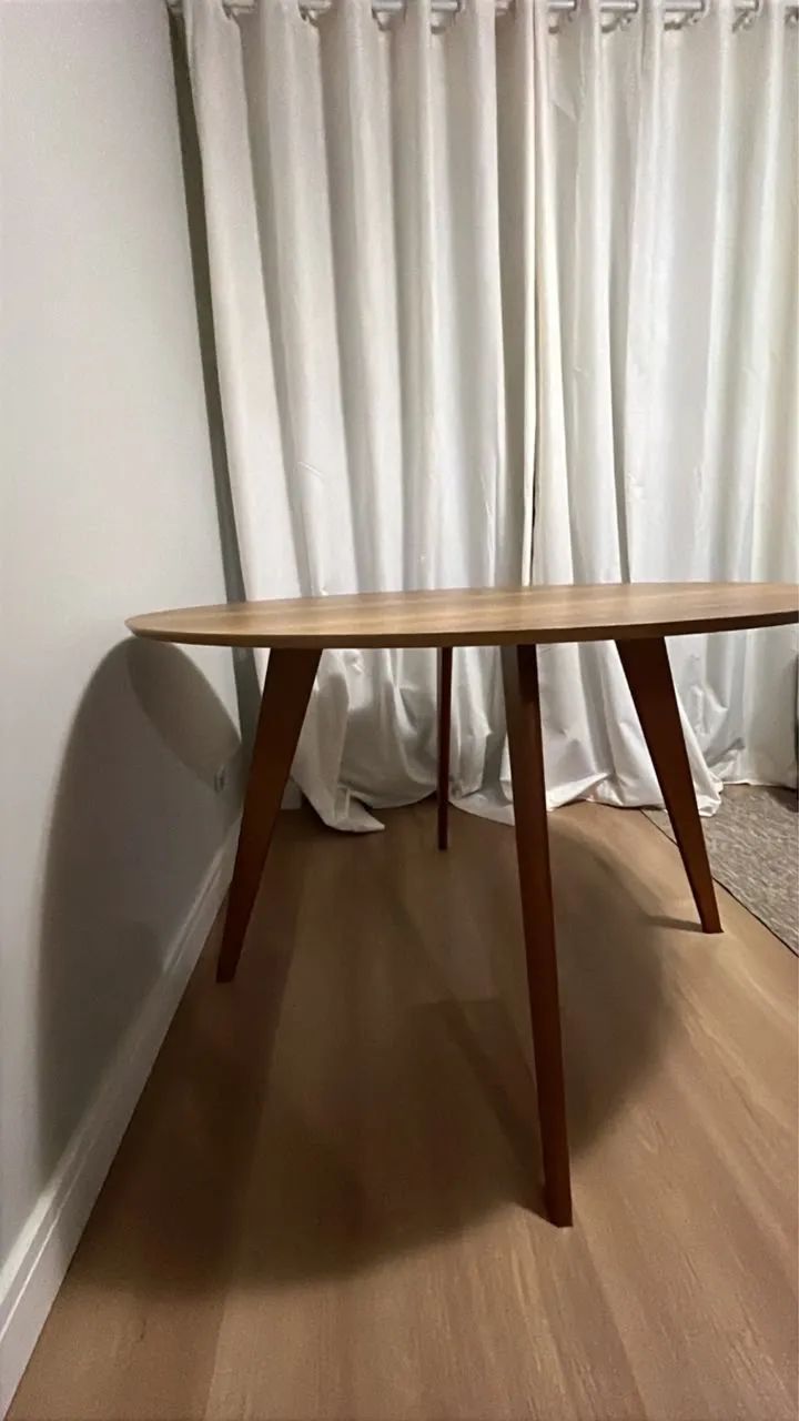 Mesa madeira MDF 1.20m de diâmetro  - Foto 3