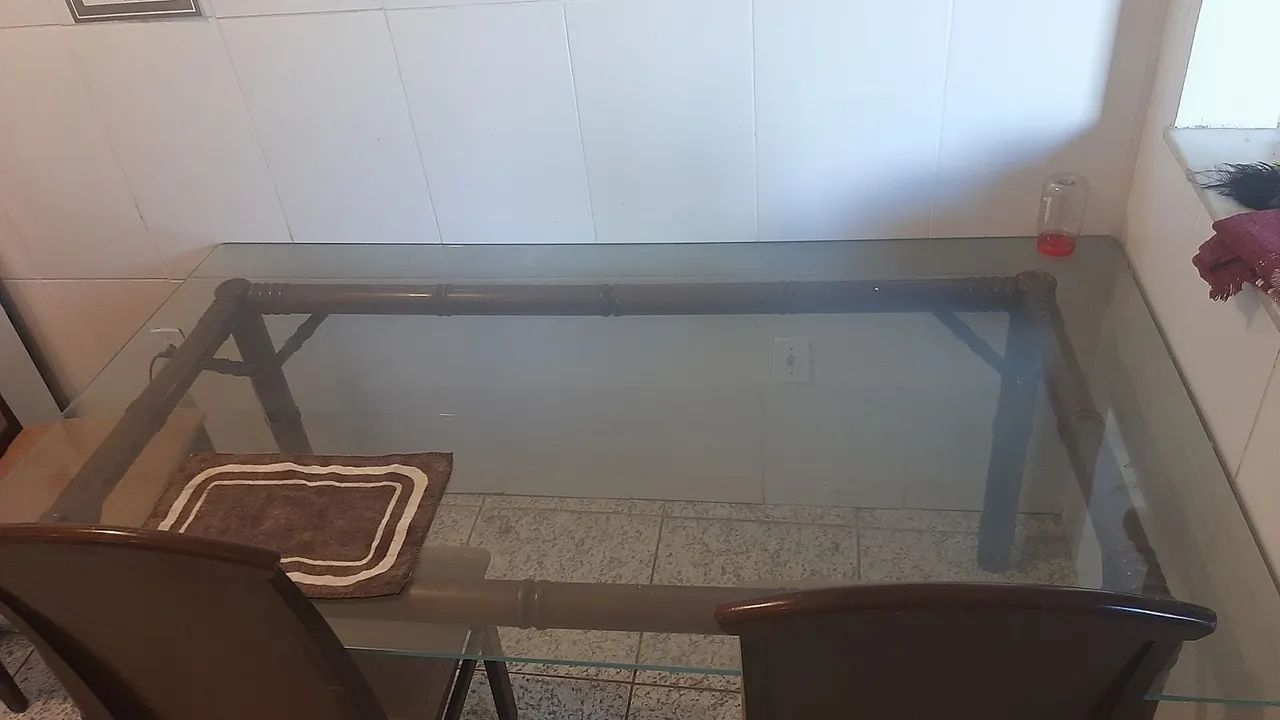 Mesa de vidro retangular  - Foto 3
