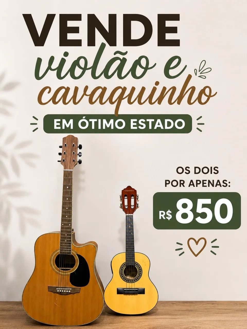 Violão e Cavaquinho 