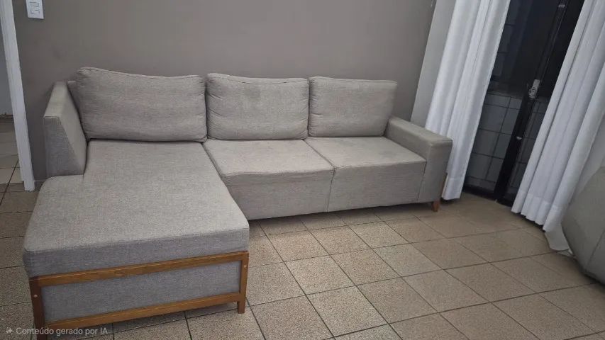 Sofa 03 lugares com chase