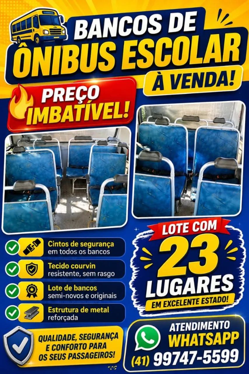 Bancada escolar 