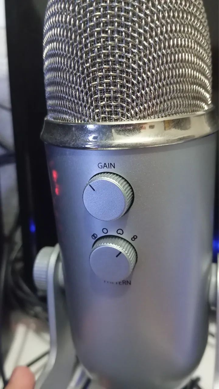 Microfone condensador - Blue Yeti - Foto 6
