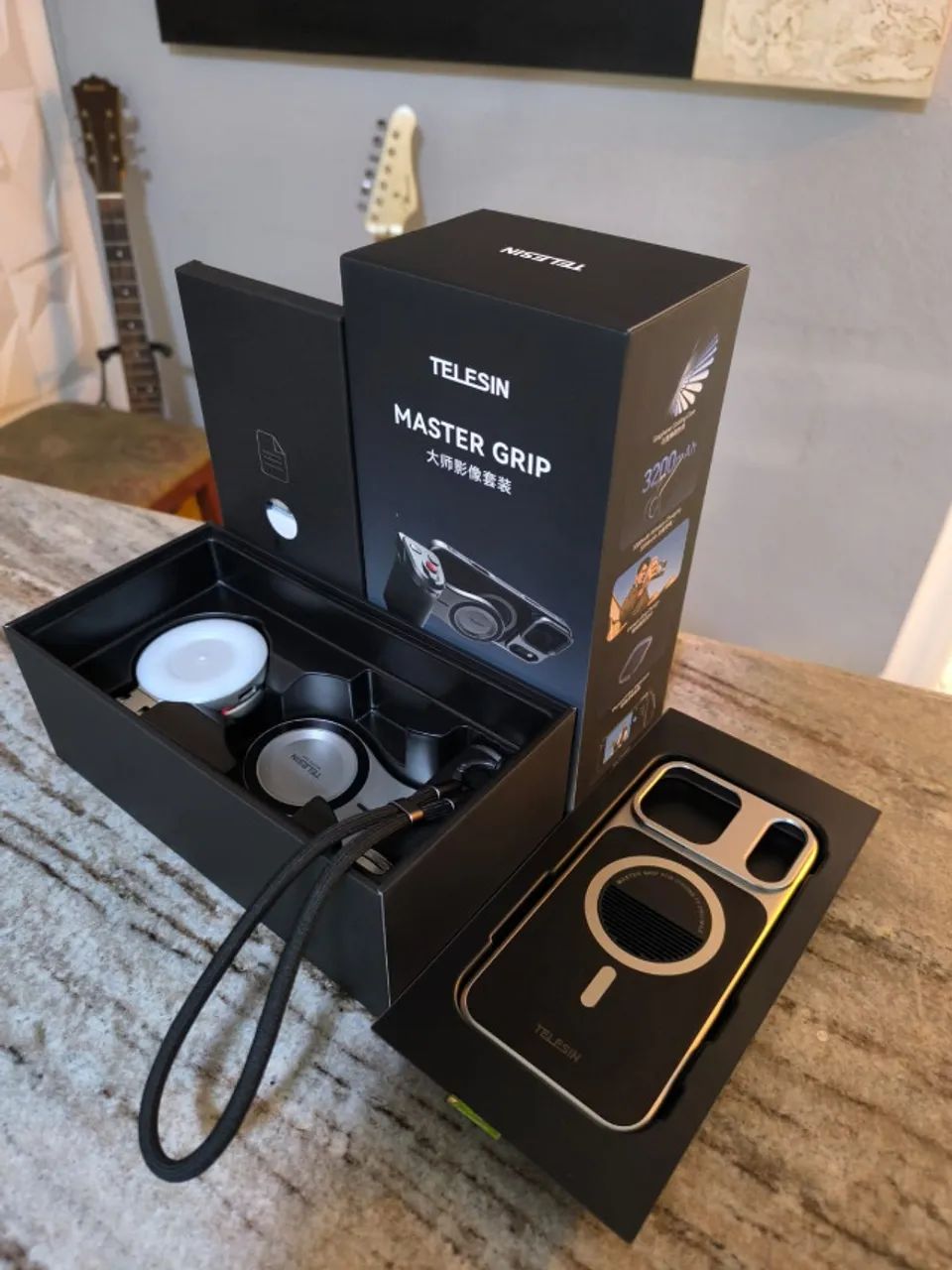 Kit Criação, Telesin Master Grip, iPhone 17 Pro Max - Foto 3