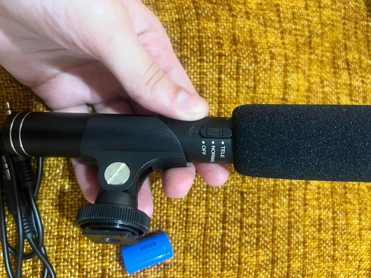 Microfone Puluz PU3012 Shotgun para Câmera DSLR + Acessórios - Foto 5