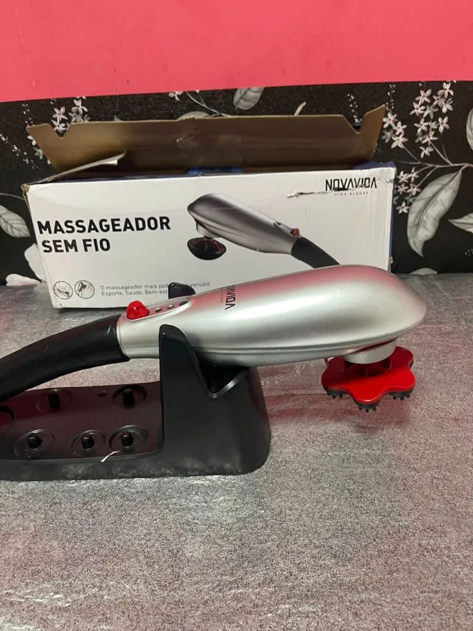 massageador na caixa seminovo carregavel - Foto 4