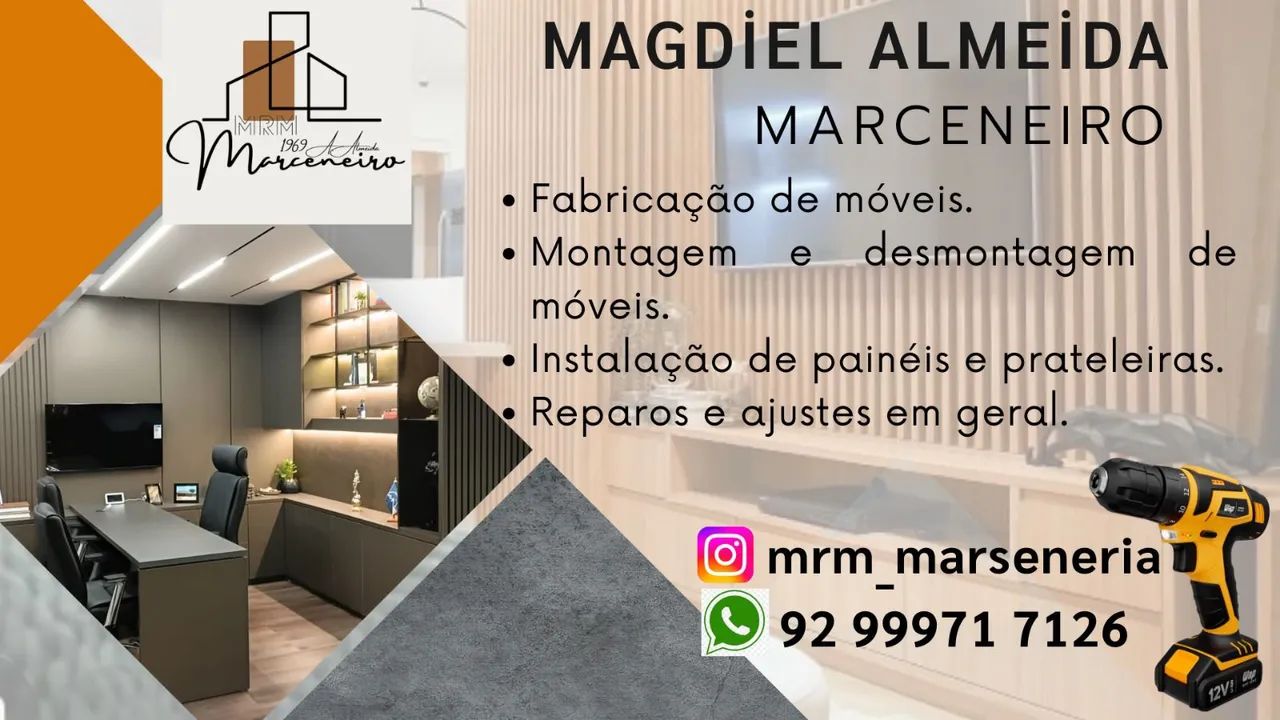 fabricação e montagem de móveis 