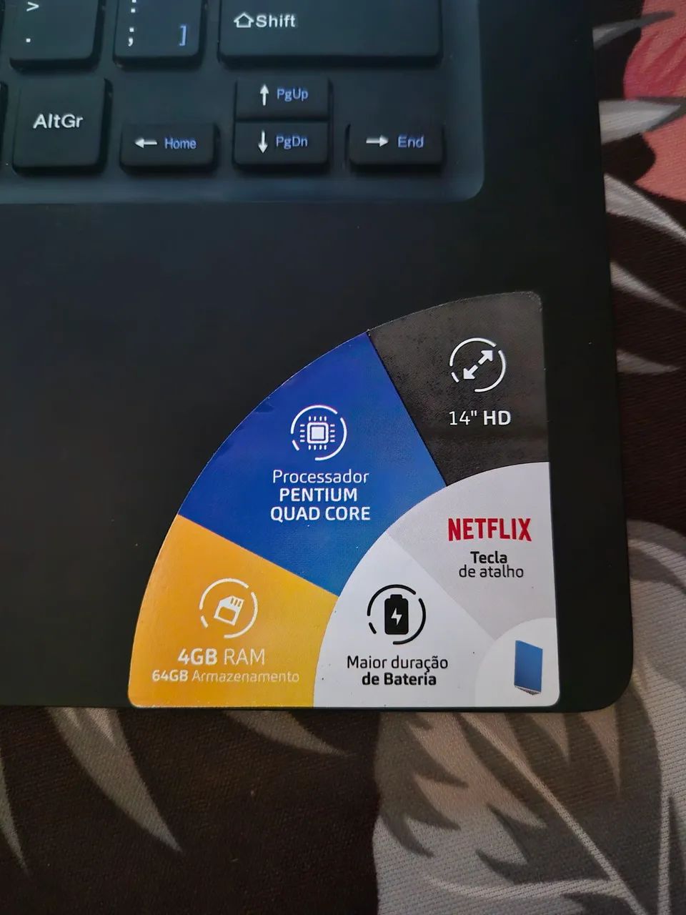 Vendo notebook Multilaser 