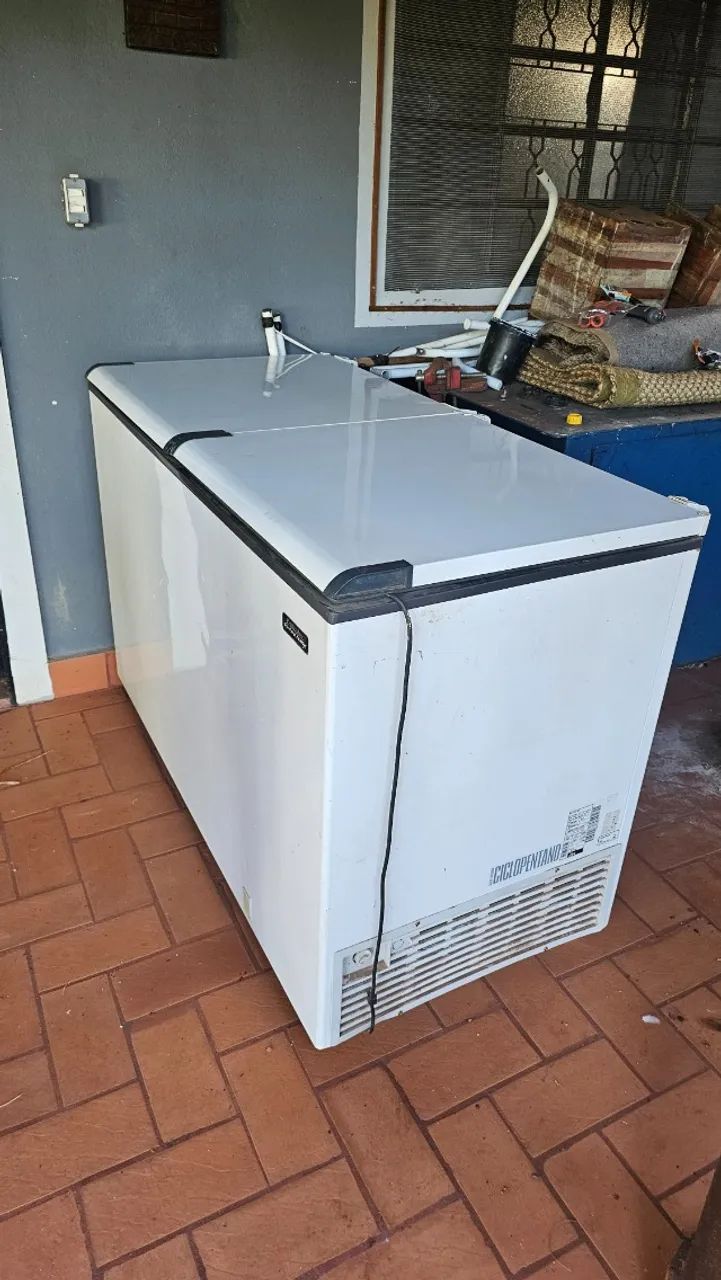 Freezer Horizontal Esmaltec ECH500 437 Litros 220V - 2 Tampas - Foto 4