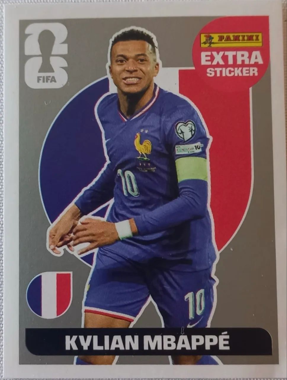 VENDO FIGURINHA EXTRA KVLIAN MBAPPÉ PRATA