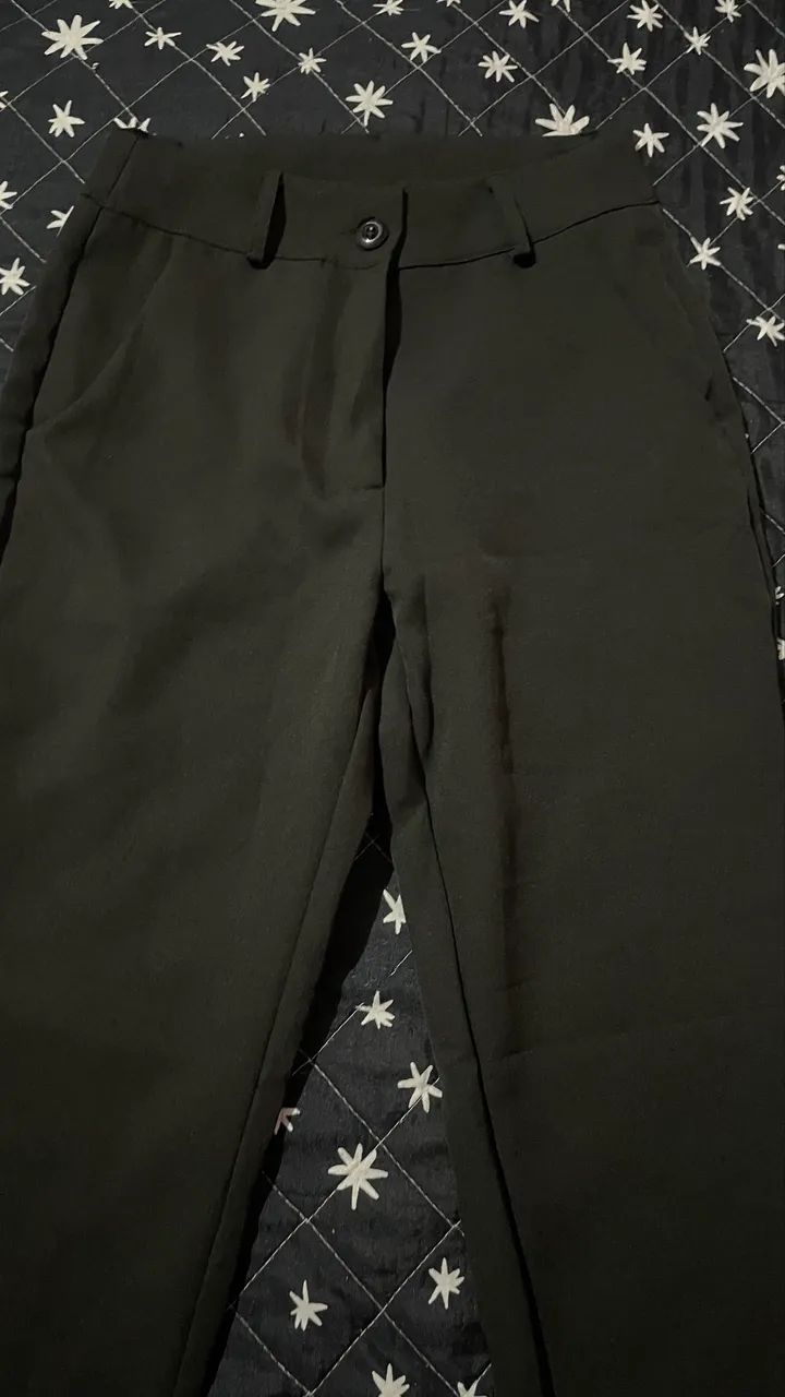 Calça Alfaiataria PP + Cinto 