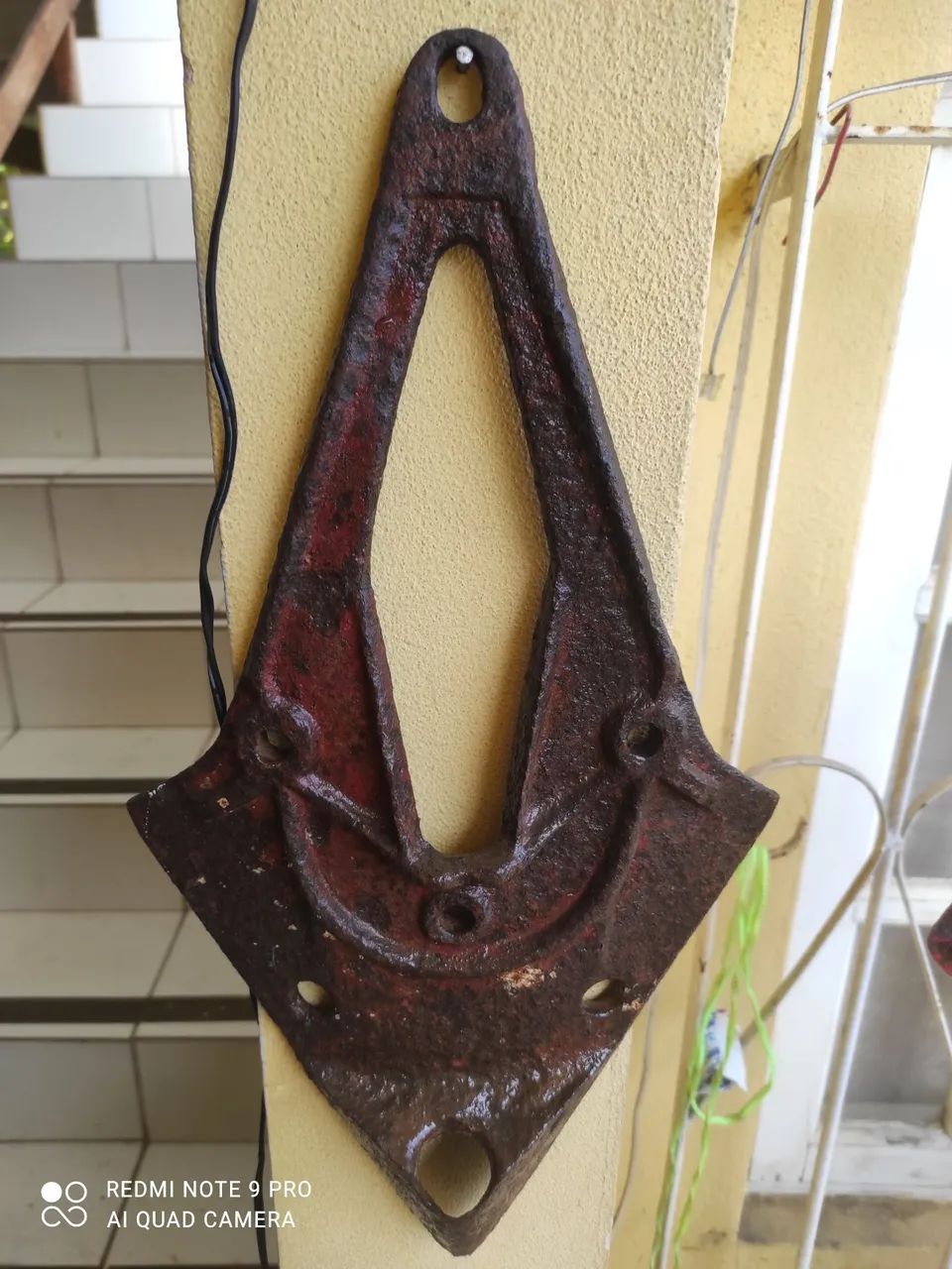 Ponta de arado antiga,para decoração: - Foto 4