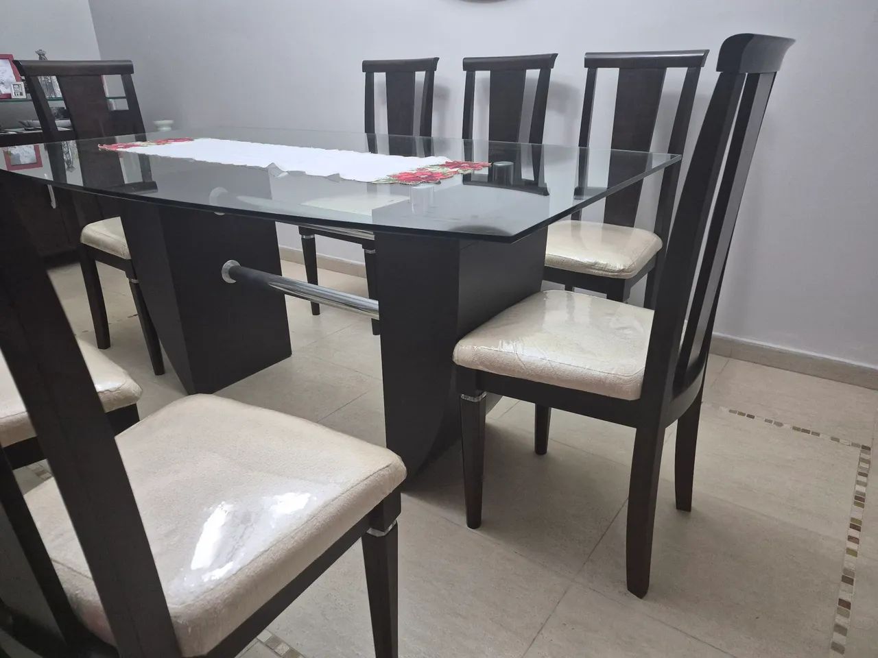 Conjunto de mesa e cadeira jantar - Foto 5