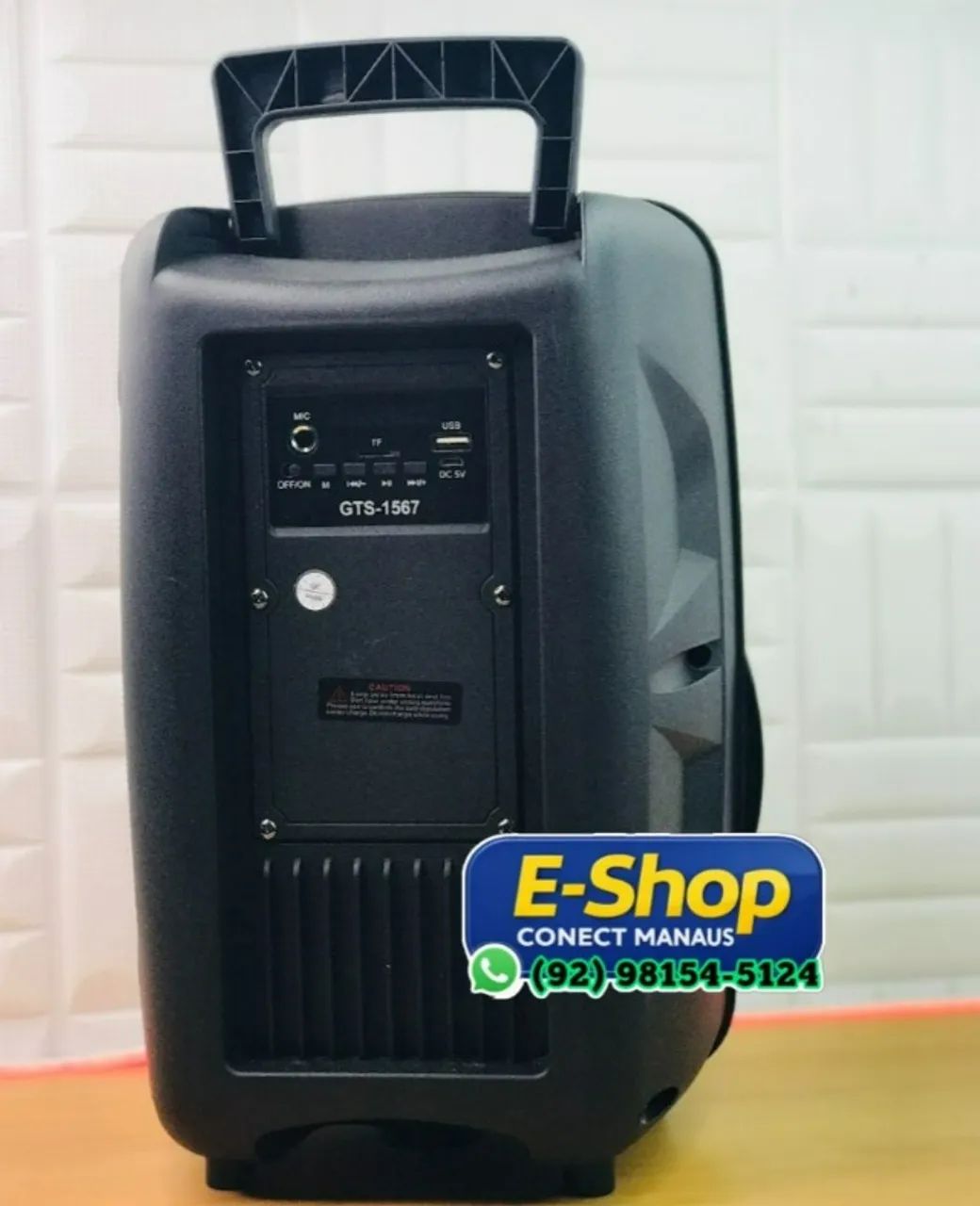 Caixa Bluetooth Som Alto Grande Potencia 1000w + Microfone - Foto 2