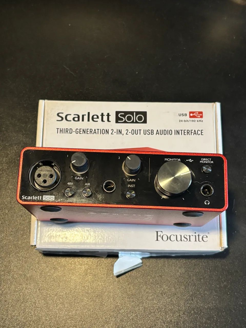 Focusrite scarlett solo 箱あり Focusrite Scarlett Solo 3ª Geração | Impecável, Uso Apenas Caseiro