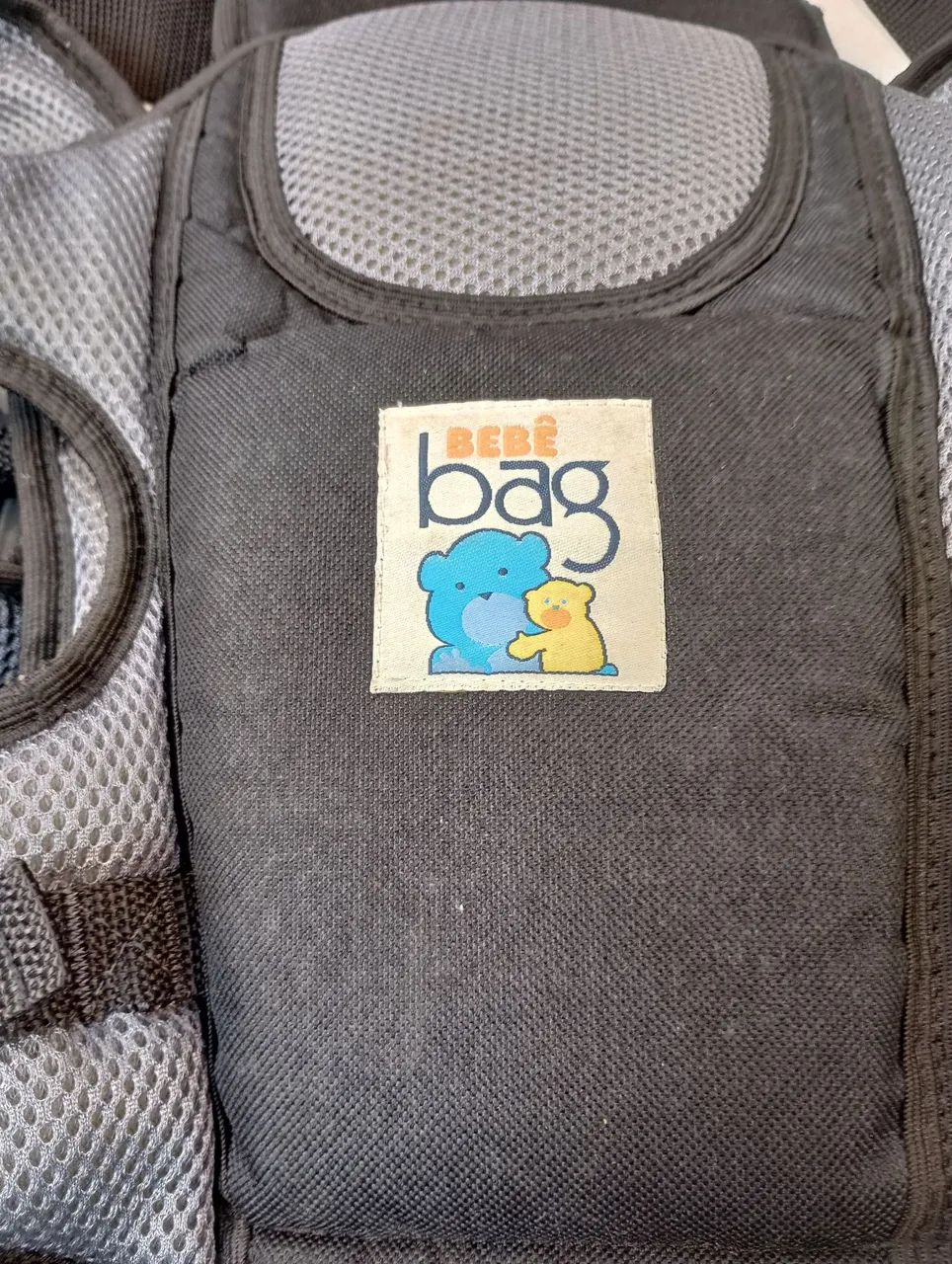 Canguru para Bebê Bag - Preto - Ajustável - Ótimo Estado - Foto 3