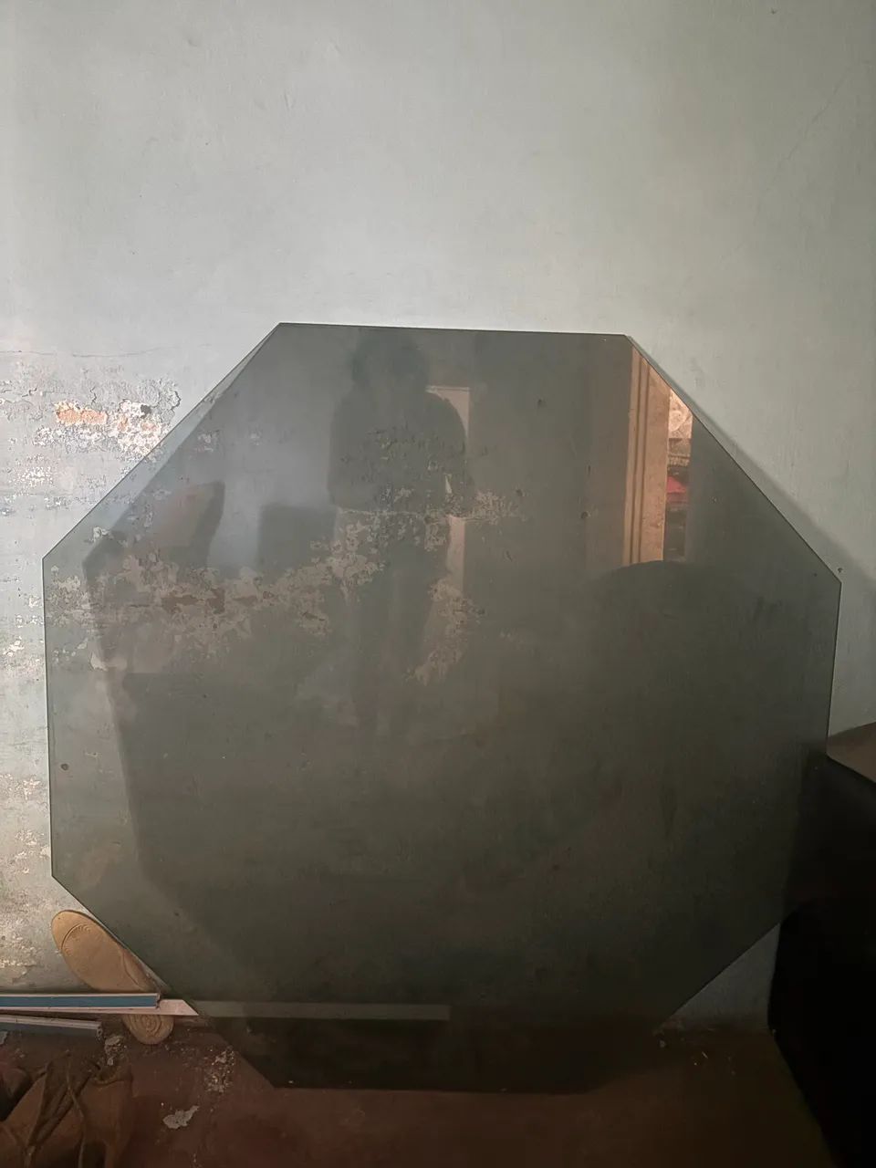 Tampo de mesa de vidro 