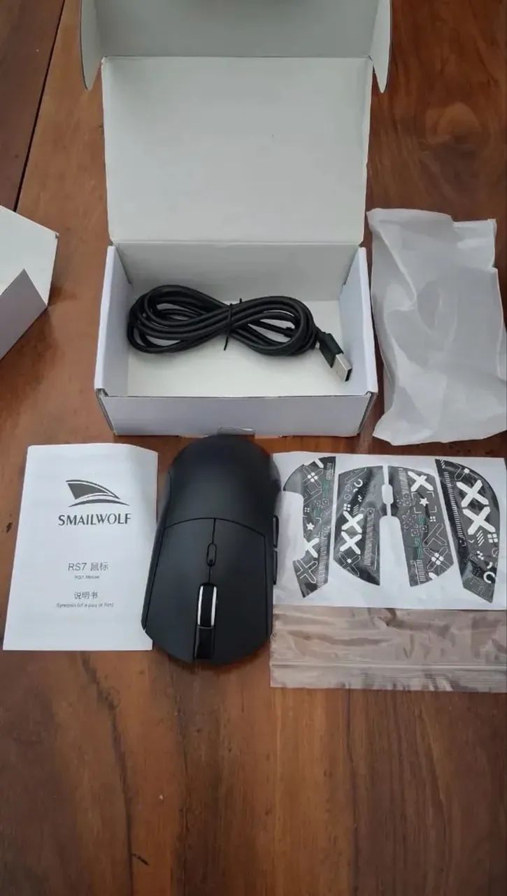 Mouse sem fio SMAILWOLF RS7 - Foto 5