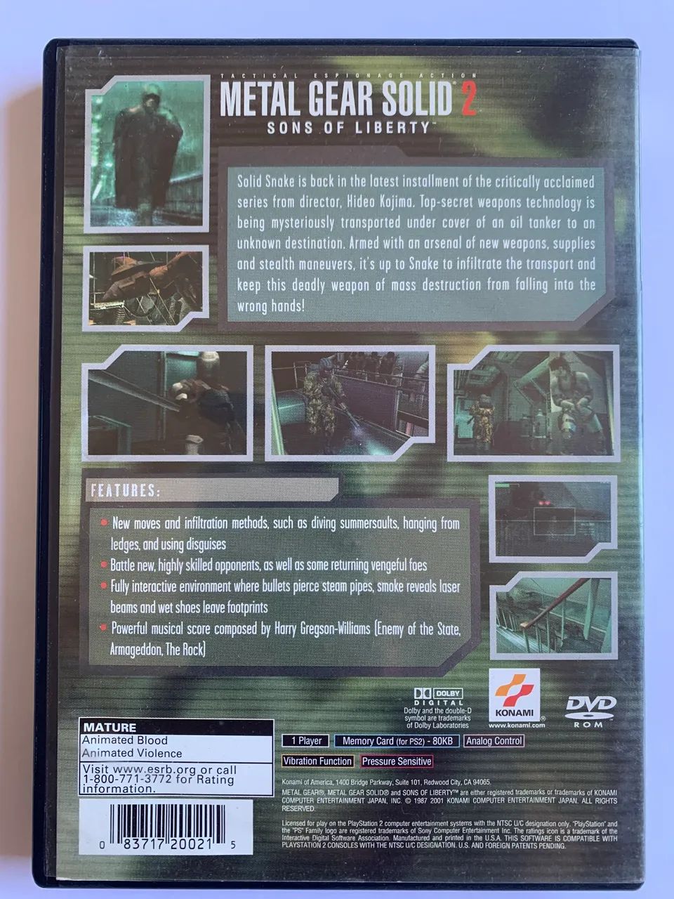 Metal Gear Solid 2 - PS2 - Original  - Foto 3