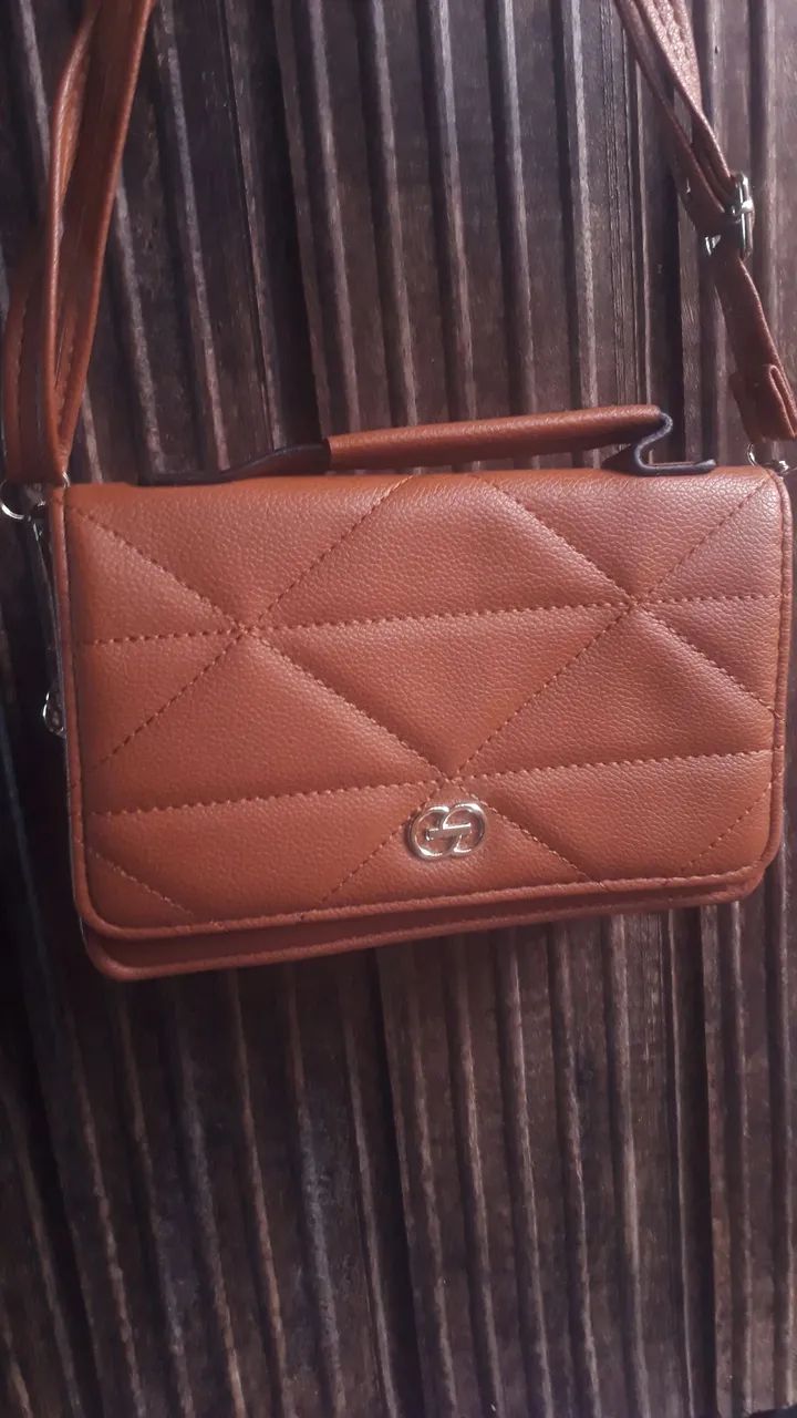 Bolsa Feminina Rosa Matelassê com Corrente - Linda e Elegante - Foto 2