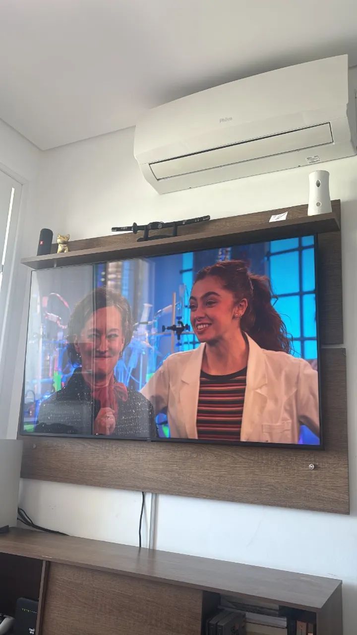 Rack com painel para TV até 65" Madesa Dubai Rustic - Foto 2