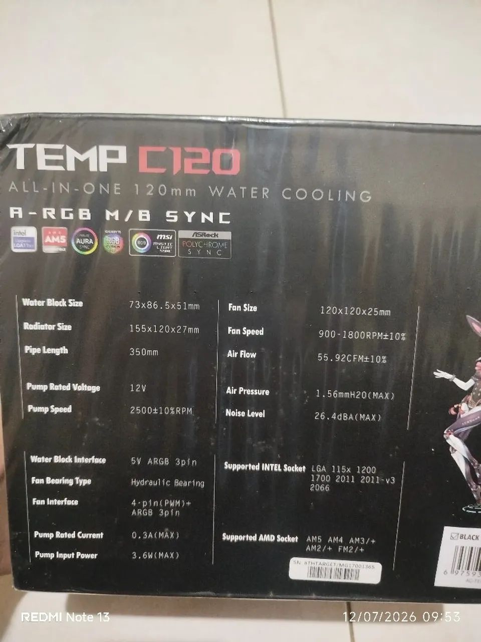 Water cooling ACEGEEK Lacrado  - Foto 2