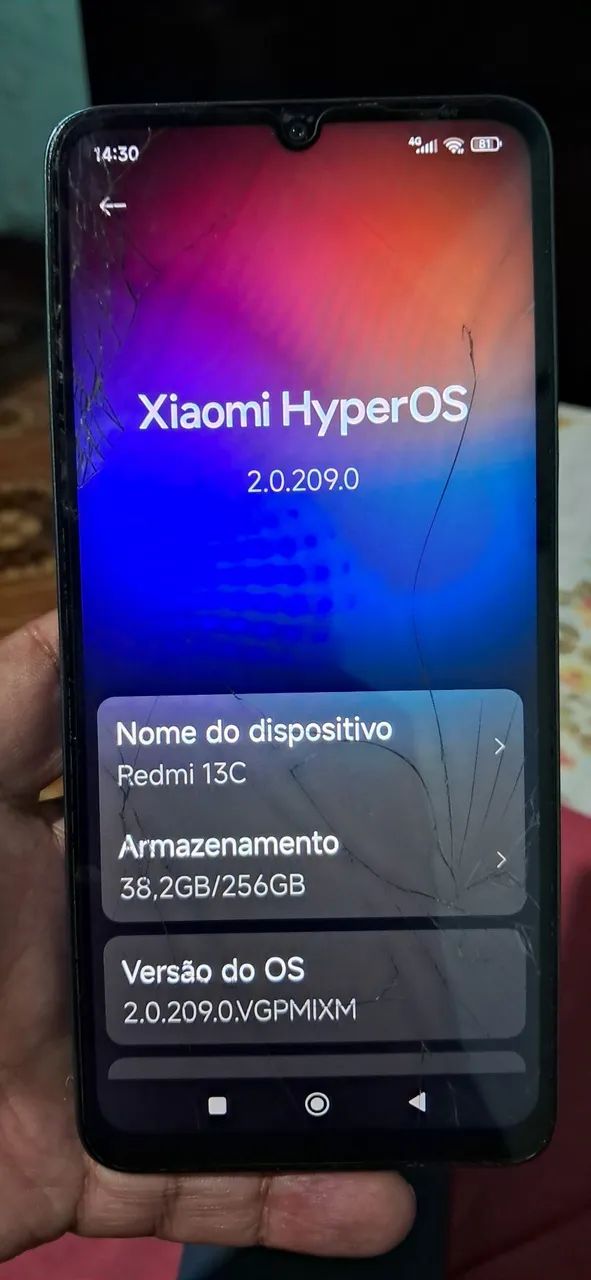 REDMI 13C (TELA TEICSDA MAS FUNCIONA NORMAL)