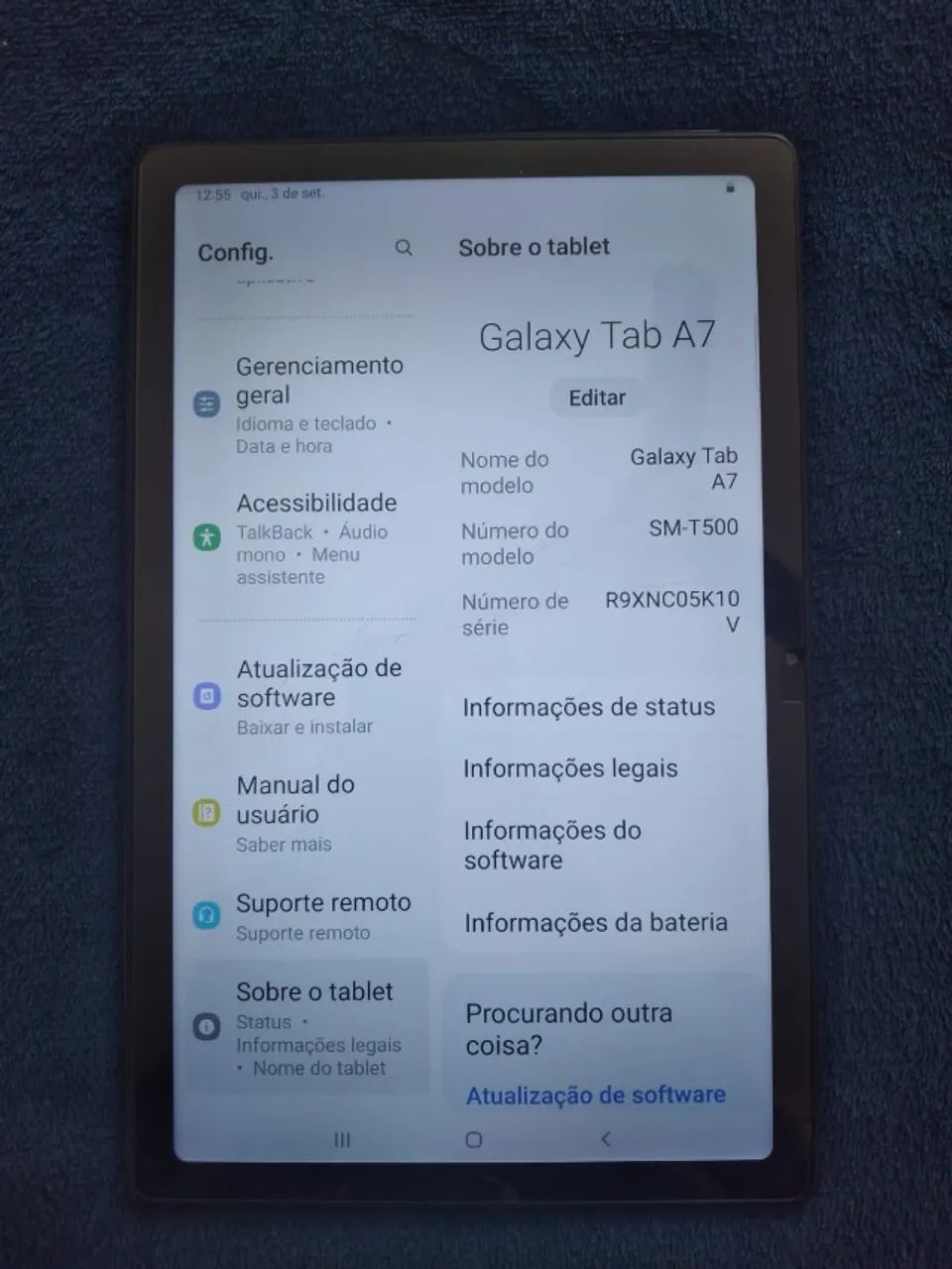 Tablet Samsung Galaxy Tab A7 10.4" Wi-Fi (SM-T500) - Foto 4