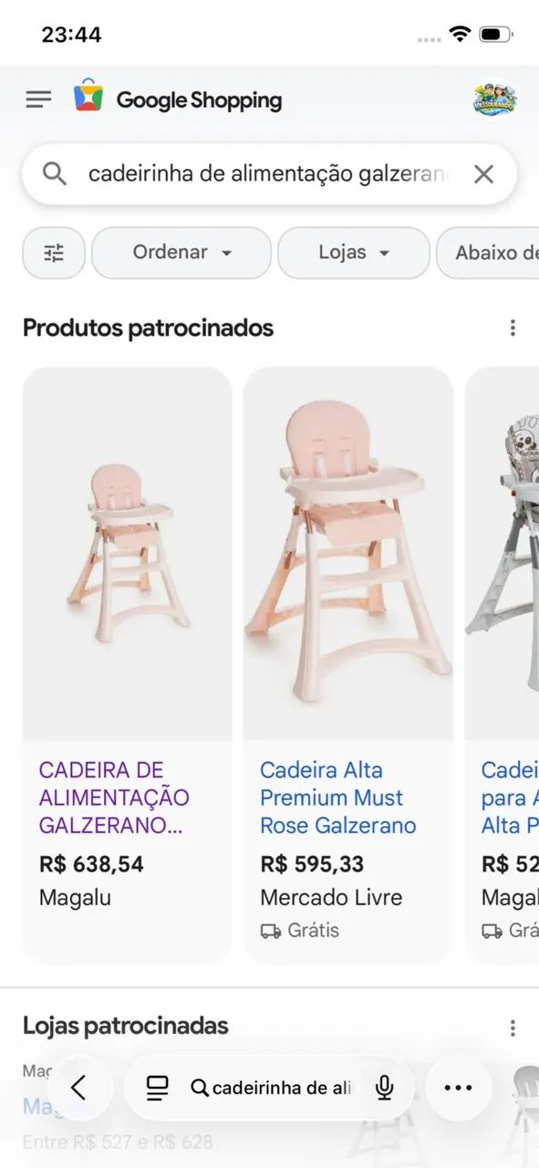 CADEIRA DE ALIMENTAÇÃO GALZERANO - Foto 6