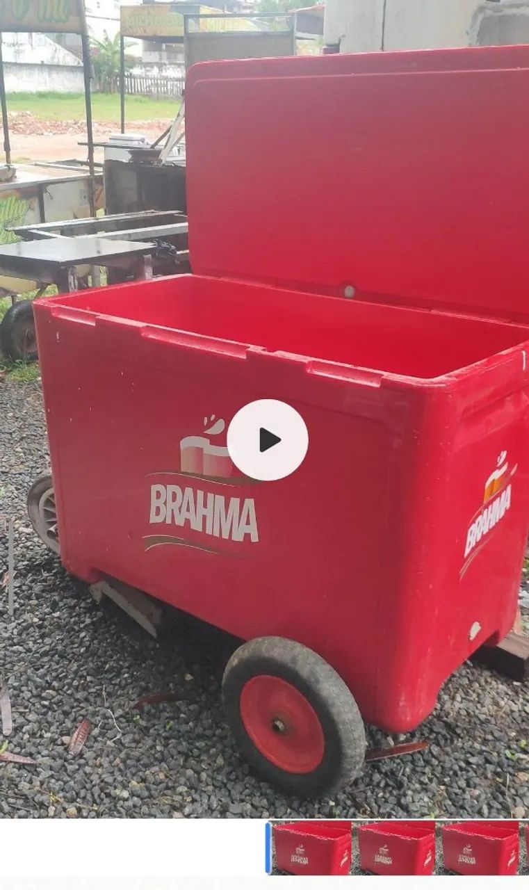 Carrinho para vender cocô gelo cerveja  - Foto 3