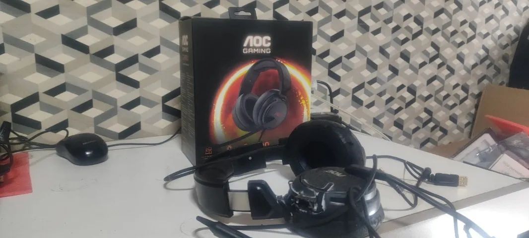 Headset AOC GH100 Usado - Foto 4