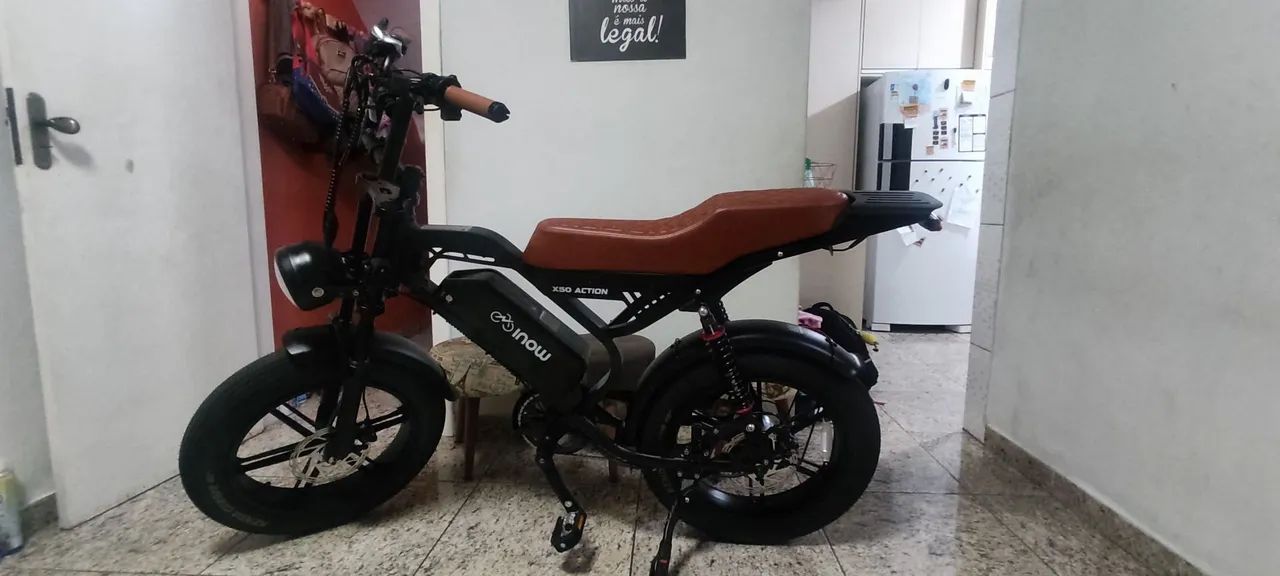 Bike elétrica semi nova X50 - Foto 3