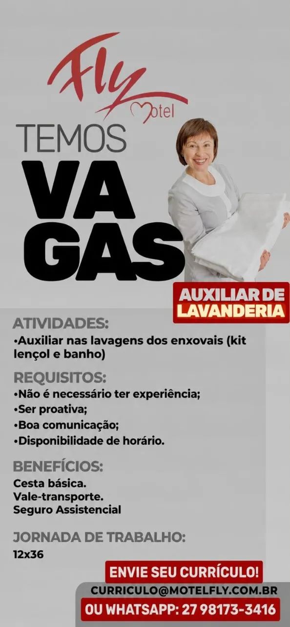 Auxiliar de Lavanderia 