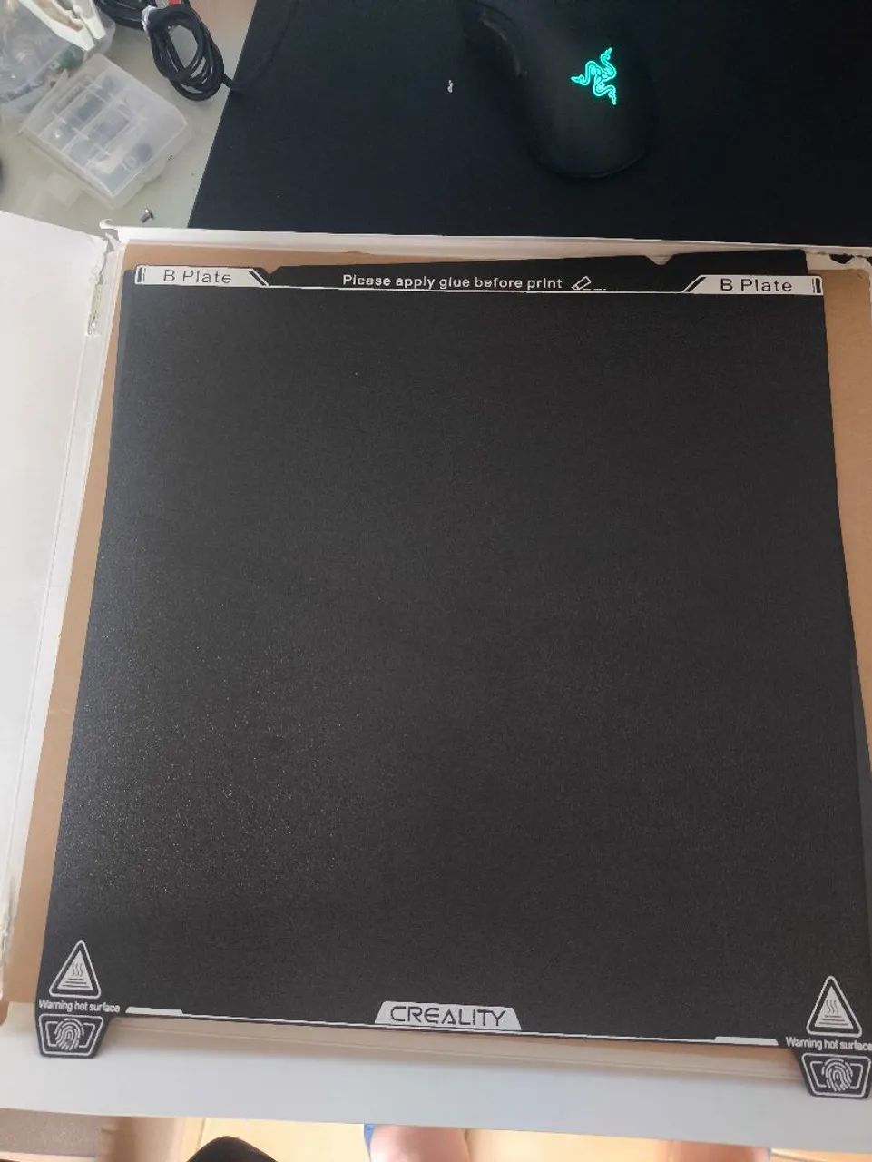 Base magnética+manta pei creality k1 max
