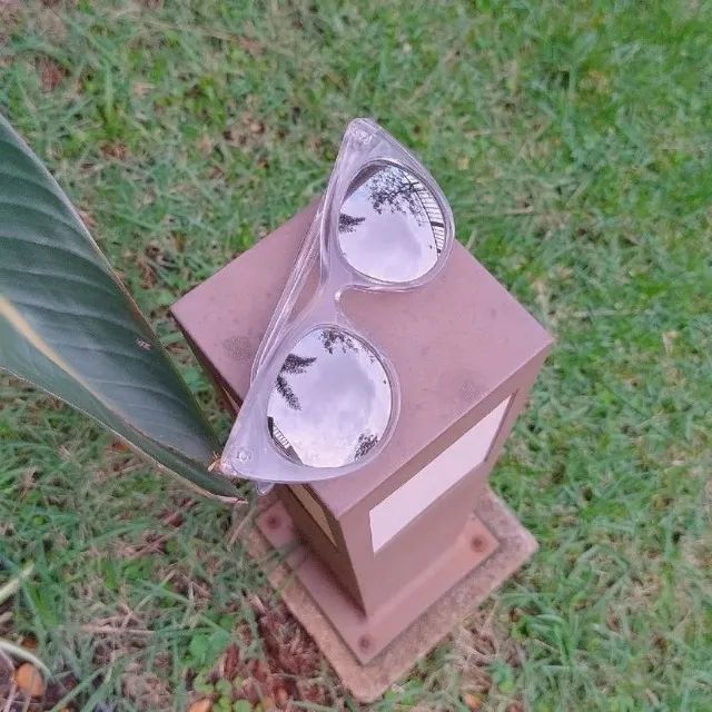 Óculos de Sol Doshow Transparente em Formato Gatinho da Helena Bordon - Foto 4