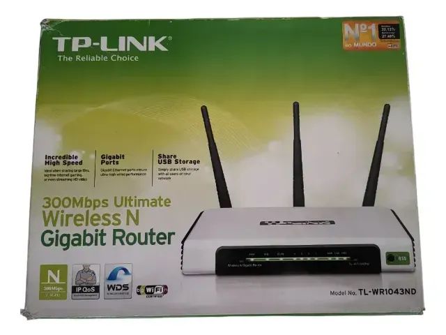 Roteador Tp-link Tl-wr1043nd 300mbps - Foto 2