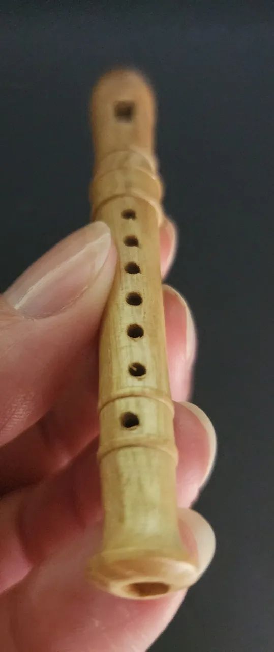 Miniatura Instrumento Musical - Flauta Doce - Foto 3