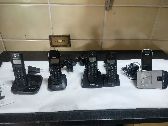 lote com 10 aparelhos telefonicos - Foto 5