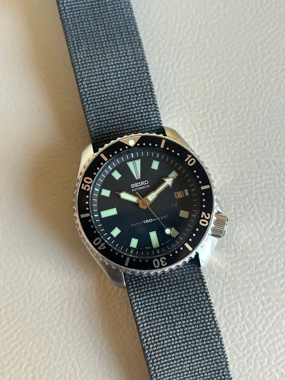 Relógio Seiko Diver 7001 scuba automático pré SKX 7002  - Foto 2