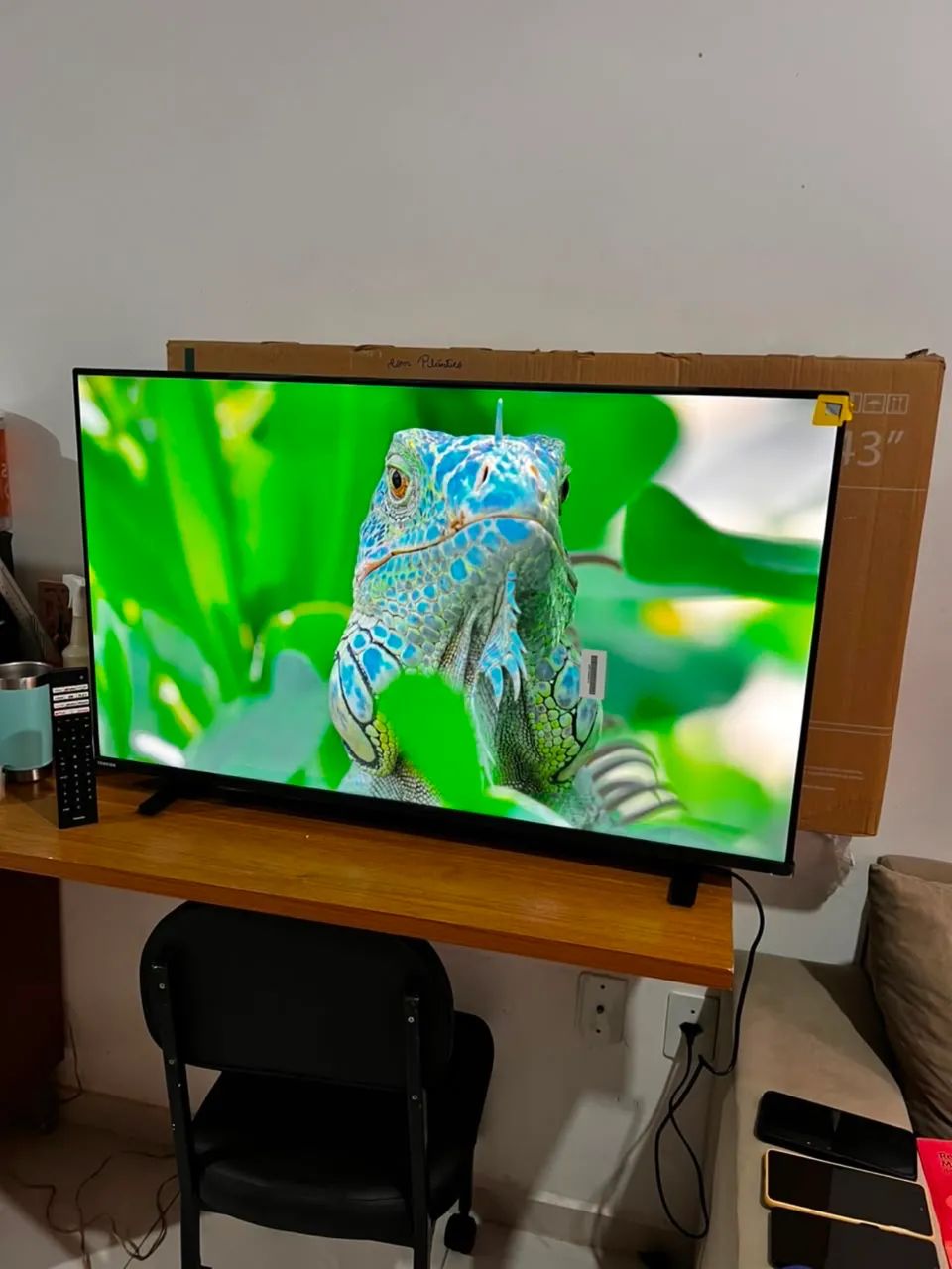 Tv 43 polegadas nova nunca usada  - Foto 3