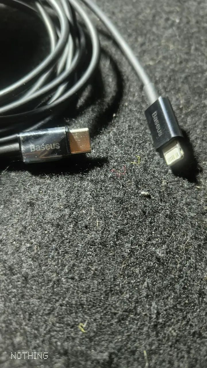 Cabo Baseus Lightining x USB C | 2 Metros | Excelente Conservação - Foto 2